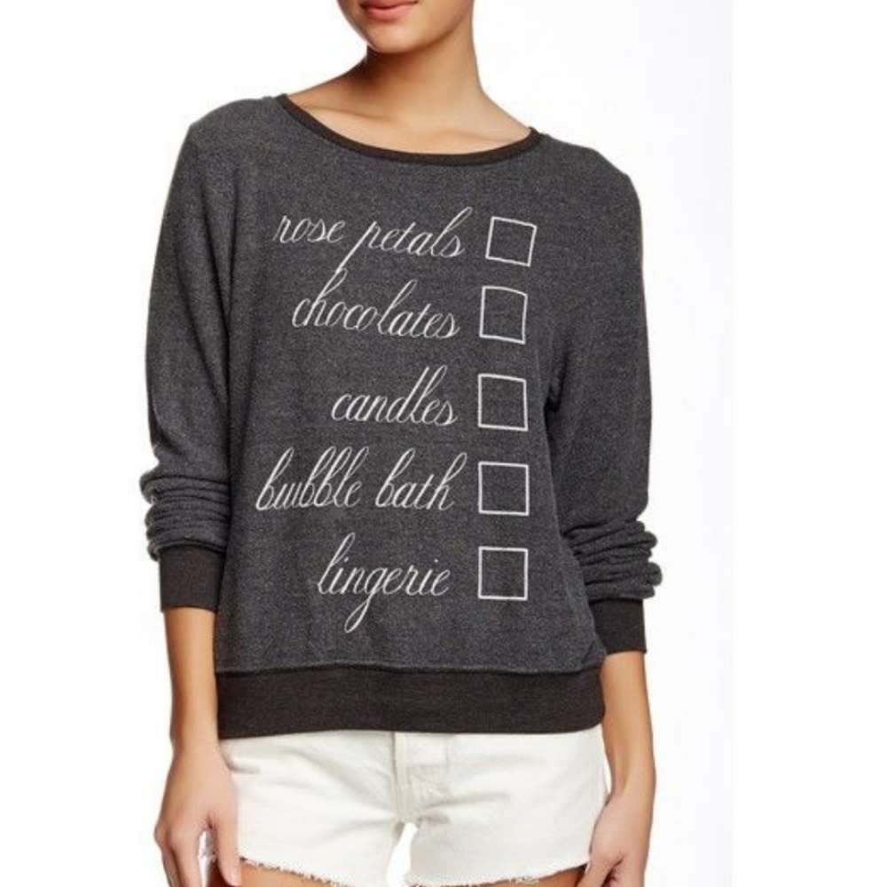 WILDFOX Hot Date Sweatshirt